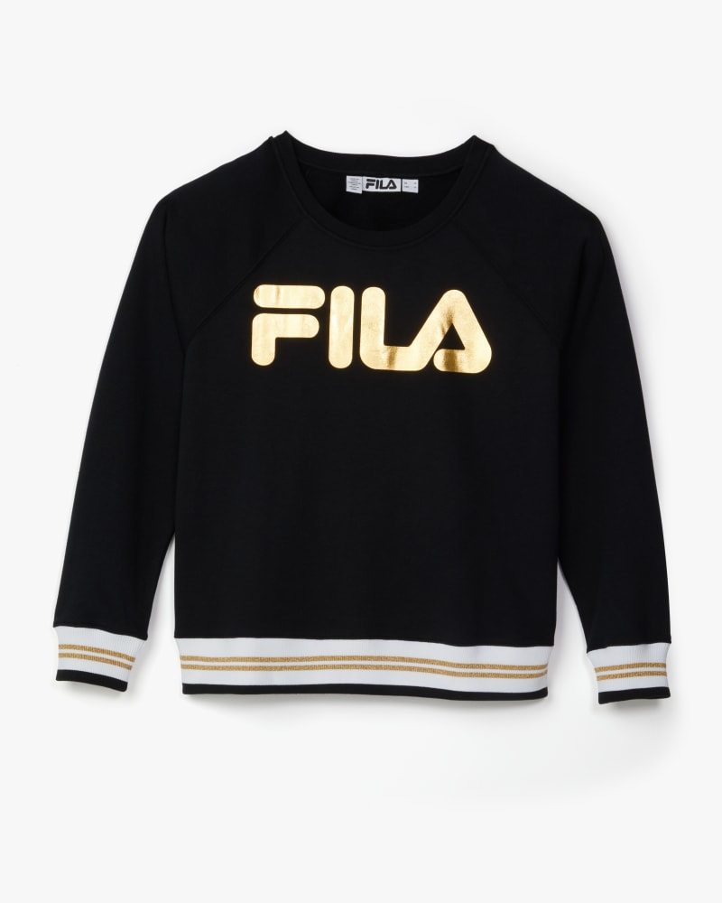 Front of plus size Hailey Crewneck Top by FILA | Dia&Co | dia_product_style_image_id:149643